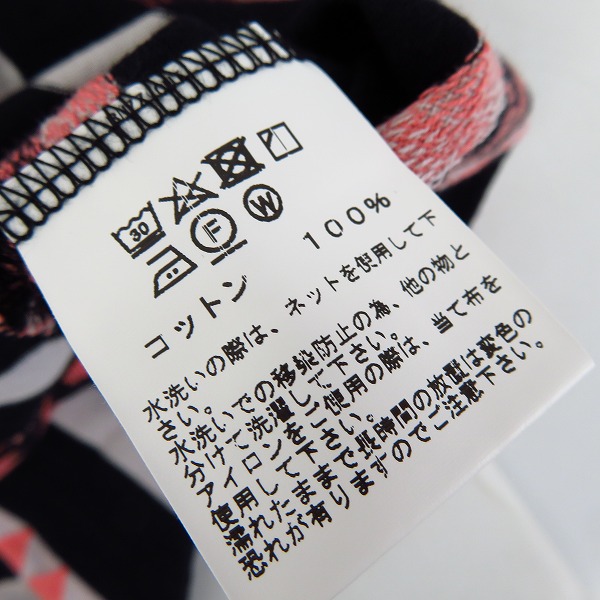 実際に弊社で買取させて頂いたSUGAR CANE/シュガーケーン DIAMOND MOTIF JACQUARD デザイン 半袖 カットソー/Tシャツ SC78038 Size：Lの画像 3枚目