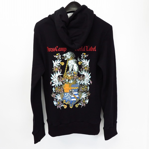 実際に弊社で買取させて頂いたDRESSCAMP/ドレスキャンプ コットン フルジップ バックプリントパーカー/48の画像 1枚目