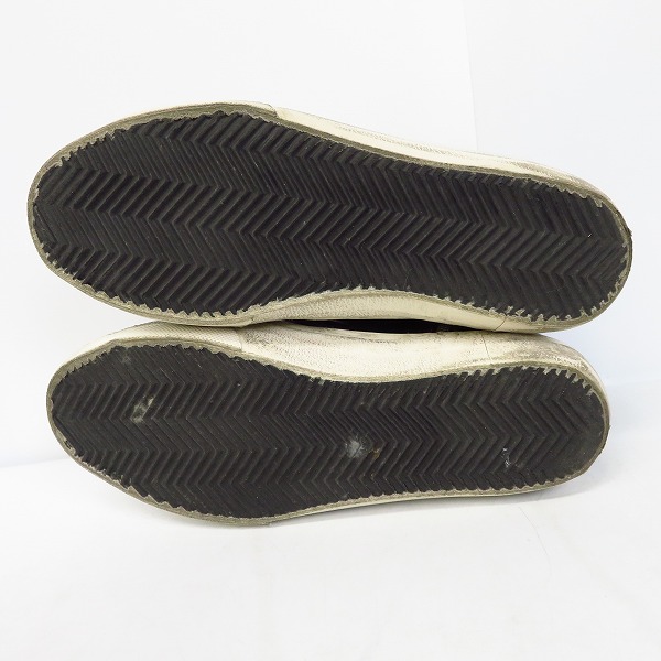 実際に弊社で買取させて頂いたGOLDEN GOOSE/ゴールデングース SLIDE/スライド サイドジップ スタッズレザーシューズ/40の画像 2枚目