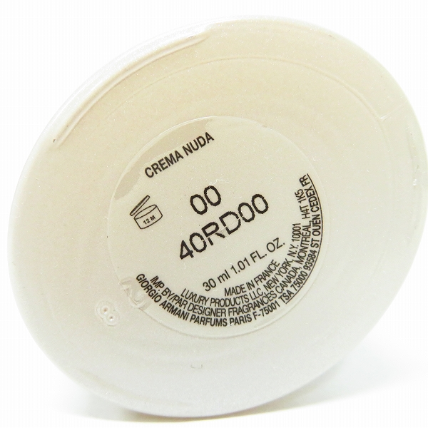 実際に弊社で買取させて頂いたGIORGIO ARMANI/ジョルジオ アルマーニ クレマヌーダ 00 ファンデーション 30mlの画像 4枚目