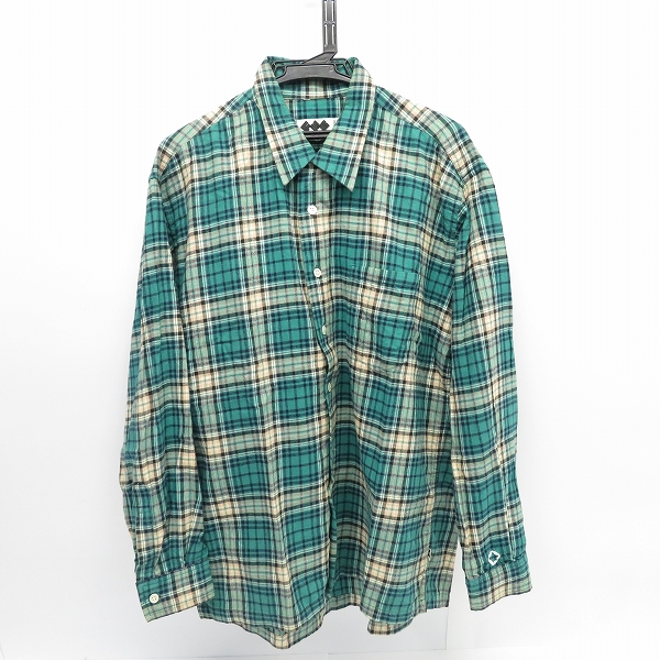 実際に弊社で買取させて頂いたGOODENOUGH×FINESSE/グッドイナフ×フィネス チェックシャツ/L