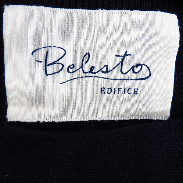 実際に弊社で買取させて頂いたBELESTO/べレスト エディフィス ニット ボーダー 48の画像 2枚目