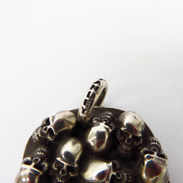 実際に弊社で買取させて頂いた【ギャラ付き】STANLEY GUESS/スタンリーゲス マルチスカルドッグタグ シルバーチェーン付きの画像 7枚目