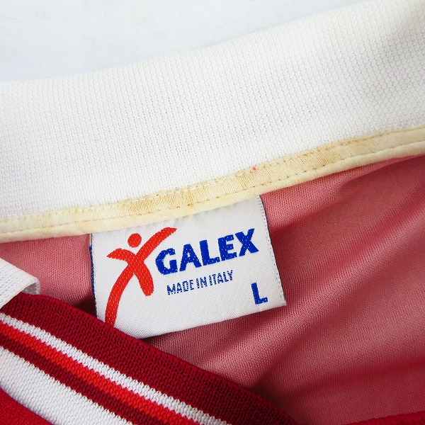 実際に弊社で買取させて頂いたGALEX/ギャレックス ペルージャ・カルチョ 98/99 ホーム 半袖ユニフォーム #7 中田 英寿/Lの画像 2枚目