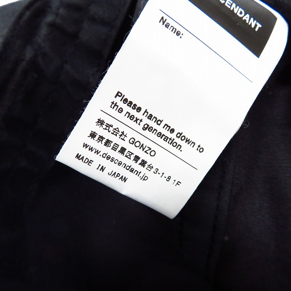 実際に弊社で買取させて頂いたDESCENDANT/ディセンダント BOX/MIAMI CAP ボックスロゴ スナップバックキャップ/Fの画像 7枚目