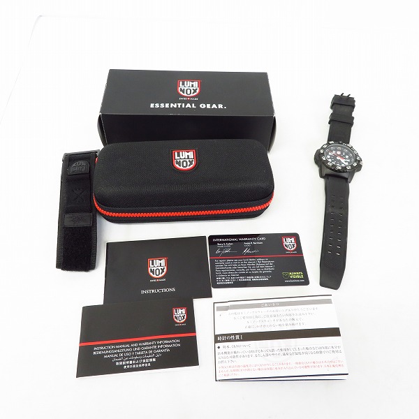 実際に弊社で買取させて頂いたLUMINOX/ルミノックス ネイビーシールズ 3500シリーズ 腕時計/XS.3501の画像 7枚目