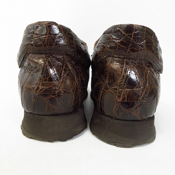 実際に弊社で買取させて頂いたGIORGIO ARMANI/ジョルジオアルマー二 クロコ型押し シューズ 40の画像 1枚目