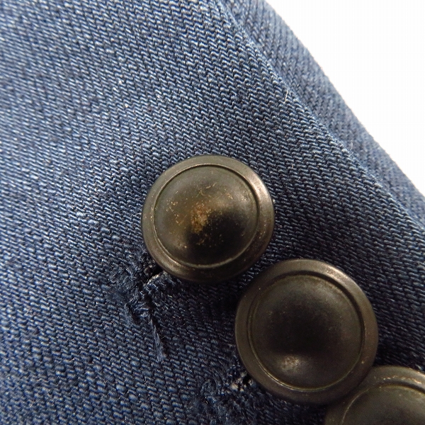 実際に弊社で買取させて頂いたDIESEL BLACK GOLD/ディーゼルブラックゴールド 1BT/1ボタン テーラードジャケット Size：48の画像 8枚目