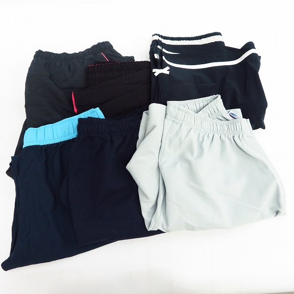 実際に弊社で買取させて頂いたNIKE/ellesse/YONEX/adidas/DIADORA トレーニング/スポーツウェア プラクティスパンツ等 S/M 6点セット