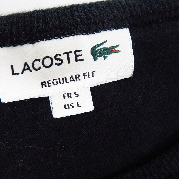 実際に弊社で買取させて頂いたLACOSTE/ラコステ 半袖丸首Tシャツ 4点セットの画像 5枚目