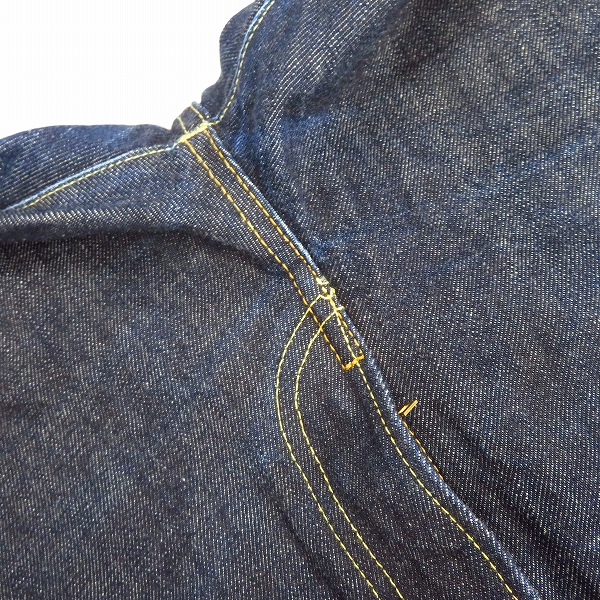 実際に弊社で買取させて頂いたCHALLENGER/チャレンジャー NARROW リジッド インディゴデニムパンツ/XLの画像 6枚目