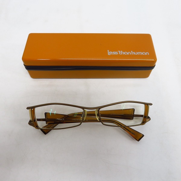 実際に弊社で買取させて頂いたLESS THAN HUMAN/レスザンヒューマン 度入り/眼鏡/メガネフレーム Peter.K 9610Mの画像 9枚目