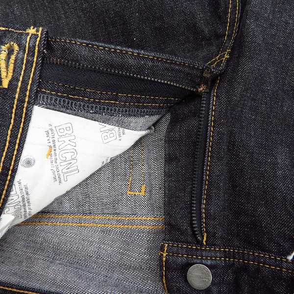 実際に弊社で買取させて頂いたBACKCHANNEL/バックチャンネル ストレート デニムパンツ/Ｍの画像 3枚目