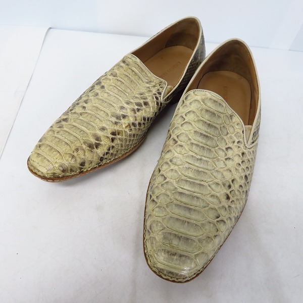 実際に弊社で買取させて頂いたGIORGIO ARMANI/ジョルジオアルマーニ パイソンスリッポン/40
