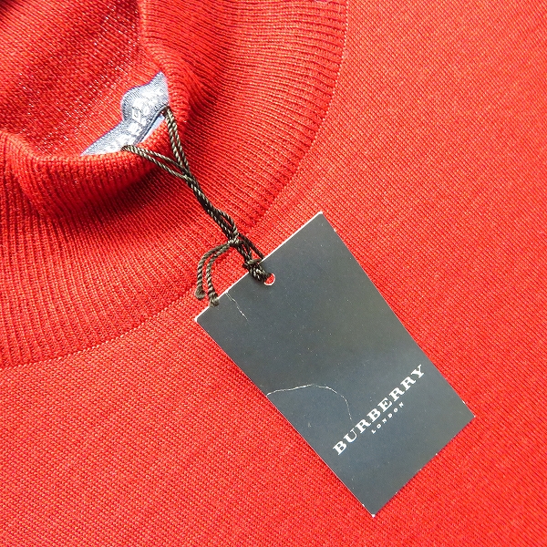 実際に弊社で買取させて頂いたBURBERRY LONDON/バーバリー 羊毛 ハイネックニット/Mの画像 6枚目