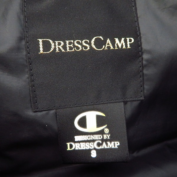 実際に弊社で買取させて頂いたDRESSCAMP×Champion/ドレスキャンプ×チャンピオン ブラック ロゴスタッズ ダウンベスト/Sの画像 2枚目