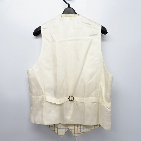 実際に弊社で買取させて頂いたMACKINTOSH/マッキントッシュ チェック柄 ベスト/レジ/Lの画像 1枚目
