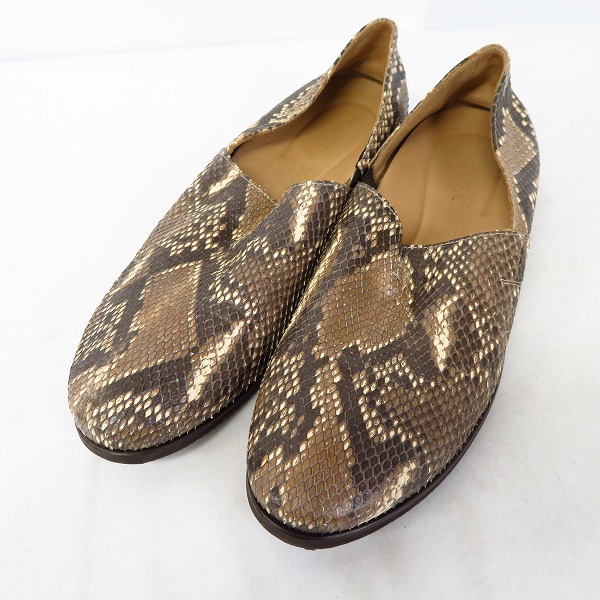 実際に弊社で買取させて頂いたGIORGIO ARMANI/ジョルジオ・アルマーニ パイソンスリッポン/シューズ/40