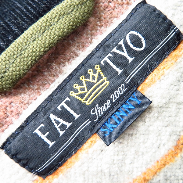 実際に弊社で買取させて頂いたFAT/エフエーティー TYO ジャケット カーキ SKINNYの画像 2枚目