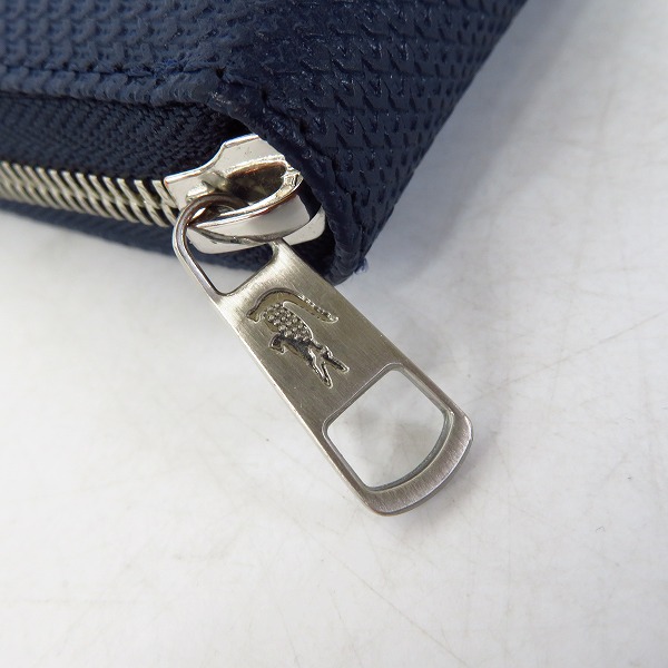 実際に弊社で買取させて頂いたLACOSTE/ラコステ ラウンドジップ/ファスナー ウォレット/財布の画像 5枚目