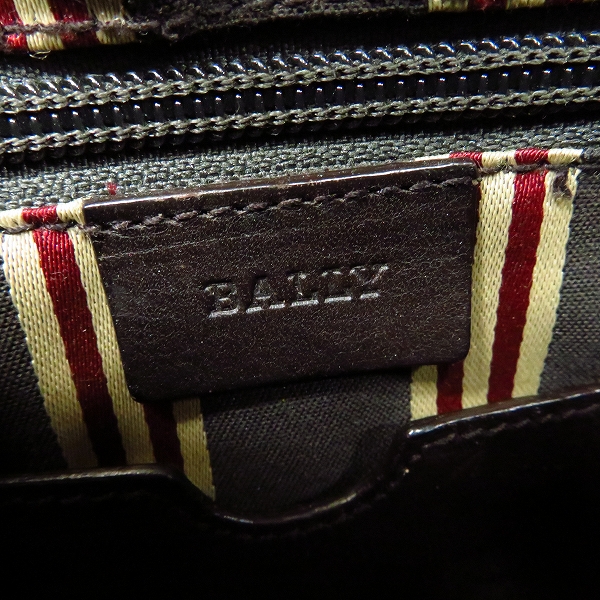 実際に弊社で買取させて頂いたBALLY/バリー 2Way レザー トートバッグ/ショルダーバッグの画像 4枚目