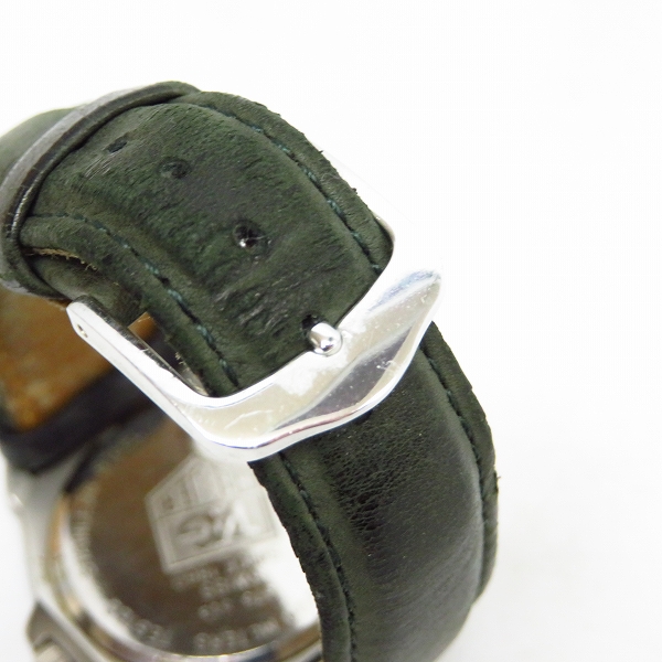 実際に弊社で買取させて頂いたTAG HEUER/タグホイヤー フォーミュラー1 プロフェッショナル 375.513 社外革ベルト 【動作未確認】の画像 4枚目