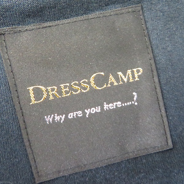 実際に弊社で買取させて頂いたDRESSCAMP×Champion/ドレスキャンプ×チャンピオン ブラック ロゴ刺繍 ジャージ/42の画像 2枚目