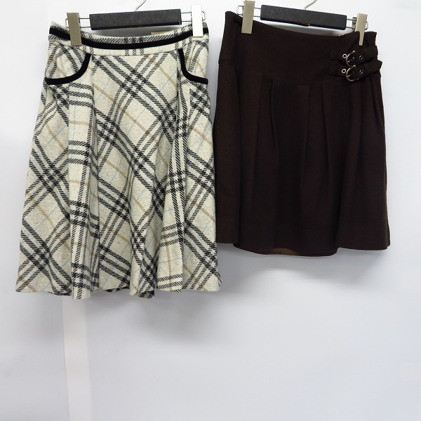 実際に弊社で買取させて頂いたBURBERRY BLUE LABEL/バーバリーブルーレーベル チェックスカート 5点セットの画像 6枚目