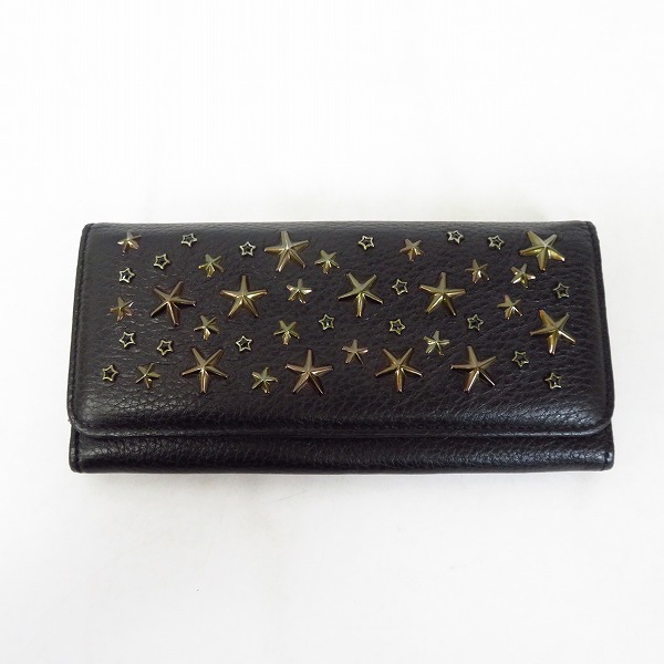 実際に弊社で買取させて頂いたJIMMY CHOO/ジミーチュウ スター スタッズ ロングウォレット