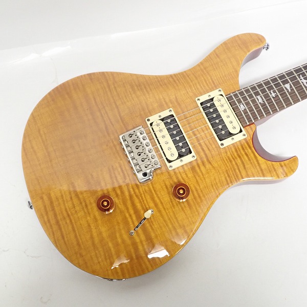 実際に弊社で買取させて頂いた★Paul Reed Smith/ポール・リード・スミス/PRS SE Custom 24 Beveled バードインレイ エレキギター ケース付の画像 4枚目