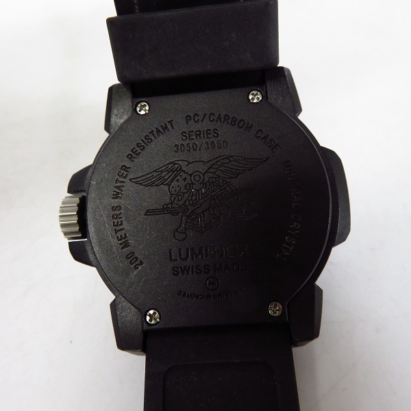 実際に弊社で買取させて頂いたLUMINOX/ルミノックス ネイビーシールズ SERIES 3050/3950 クォーツ 腕時計の画像 3枚目