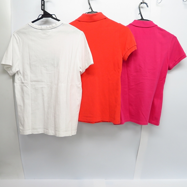実際に弊社で買取させて頂いたLACOSTE/ラコステ ワンポイントポロシャツ/ロゴ刺繍Tシャツ/3点セットの画像 1枚目