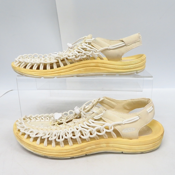 実際に弊社で買取させて頂いたKEEN/キーン UNEEK ユニーク サンダル ホワイト 1014098/28.0の画像 3枚目