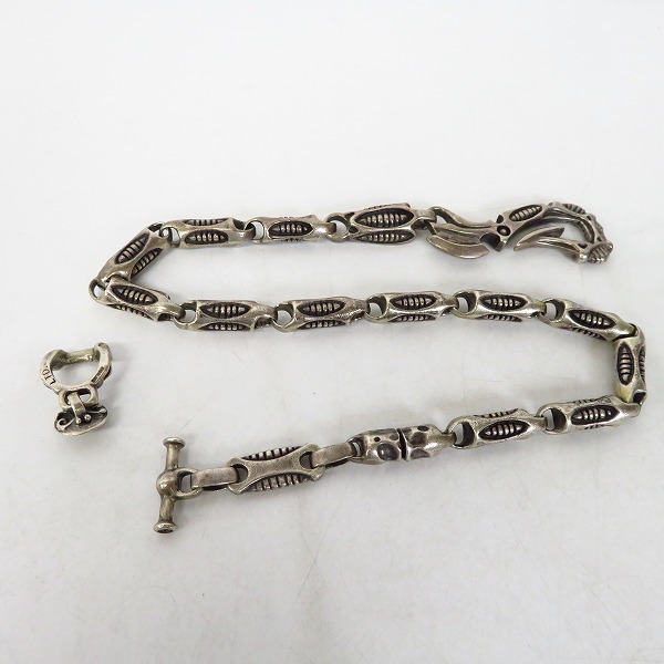 実際に弊社で買取させて頂いた【欠品あり】TRAVIS WALKER/トラヴィスワーカー バイオフック 12リンク ウォレットチェーン/ウォレットリングの画像 8枚目