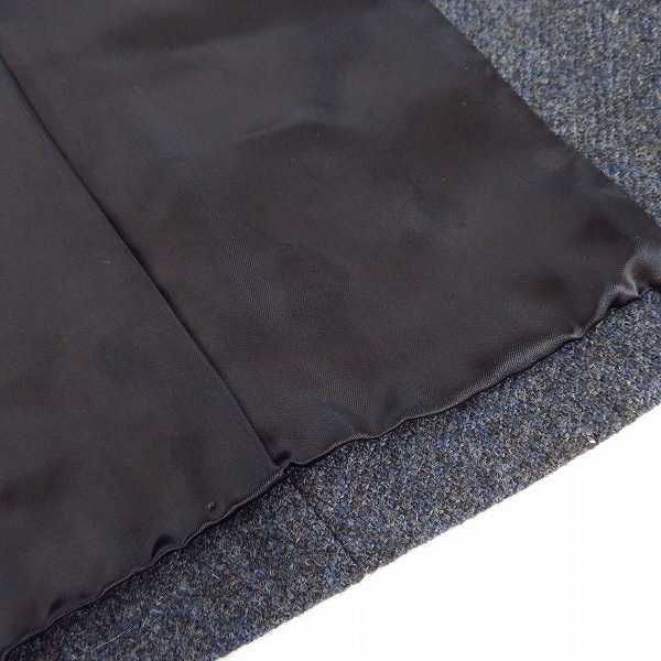 実際に弊社で買取させて頂いたato/アトウ カシミア混/ウール 袖 カウハイド/レザー切替 チェスターコート/ジャケット AM12C-J19/44の画像 6枚目