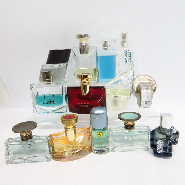 実際に弊社で買取させて頂いたBVLGARI/ブルガリ dunhill/ダンヒル他 メンズ香水 フレグランス 10点↑ おまとめ