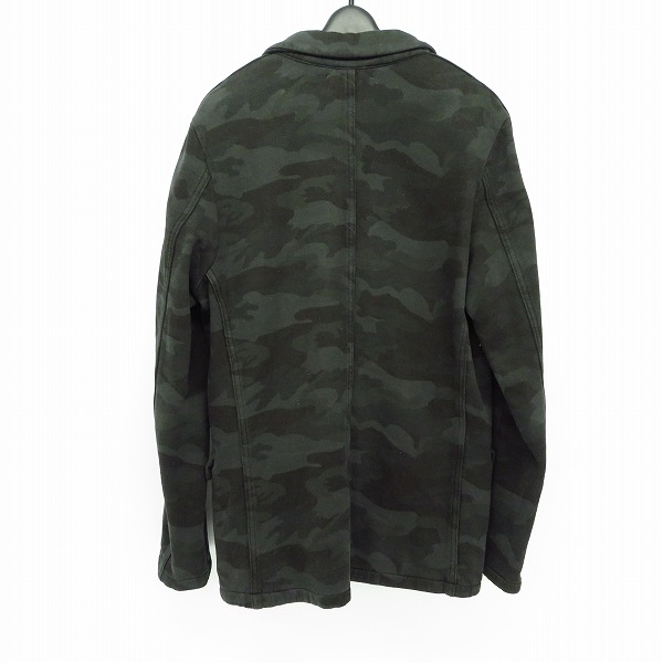 実際に弊社で買取させて頂いたHYDROGEN/ハイドロゲン カモ/迷彩 スカルボタン テーラードジャケット ブラック XSの画像 1枚目