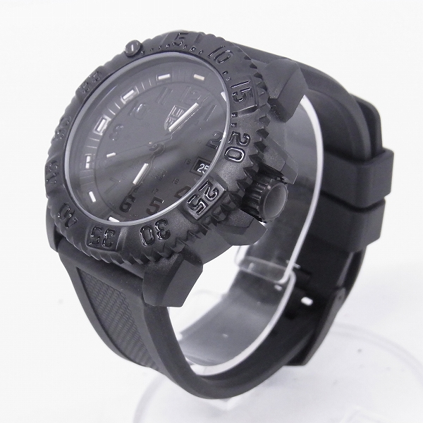 実際に弊社で買取させて頂いたLUMINOX/ルミノックス NAVYSEAL/ネイビー シールズ 3050/3950 ブラックアウト クォーツ/腕時計/ウォッチの画像 1枚目