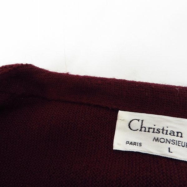 実際に弊社で買取させて頂いたChristian Dior/クリスチャンディオール MONSIEUR カーディガン/Lの画像 6枚目