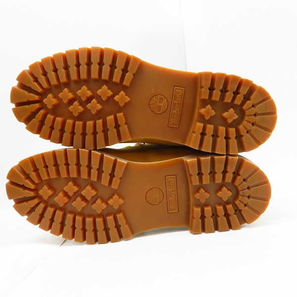 実際に弊社で買取させて頂いたA BATHING APE×Timberland/アベイシングエイプ×ティンバーランド コラボ プレミアムブーツ/10Wの画像 2枚目