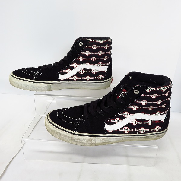 実際に弊社で買取させて頂いたVANS/バンズ INDEPENDENT/インデペンデント SK8 HI スケートハイ ハイトップ VN-OVHGAZ3/27.0の画像 3枚目