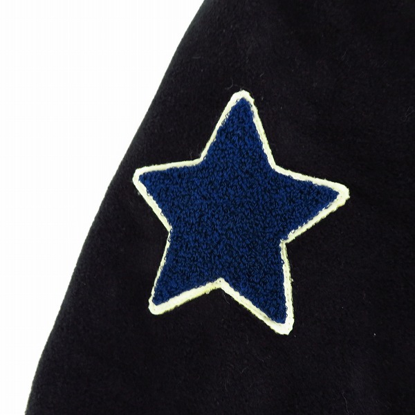 実際に弊社で買取させて頂いたHYDROGEN/ハイドロゲン スターワッペン フリース ジップアップブルゾン XSの画像 6枚目