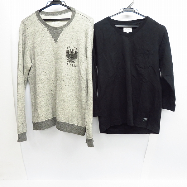 実際に弊社で買取させて頂いたTHE CRIMIE/クライミー スウェット/ポケット付カットソー 2点セット