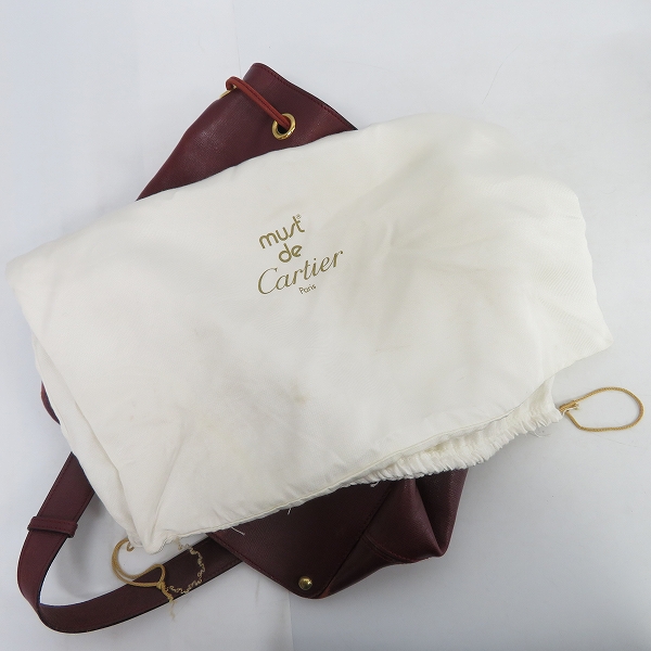 実際に弊社で買取させて頂いたCartier/カルティエ  ショルダーバック の画像 8枚目