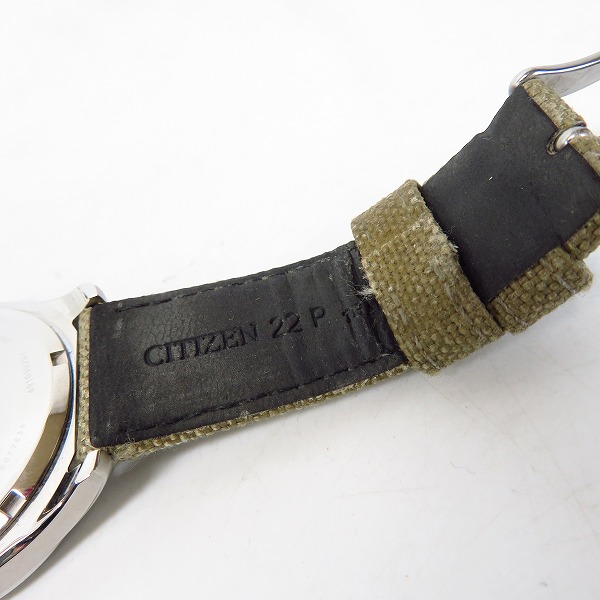 実際に弊社で買取させて頂いたCITIZEN/シチズン エコドライブ カーキ/ミリタリー BV1080-18Aの画像 4枚目