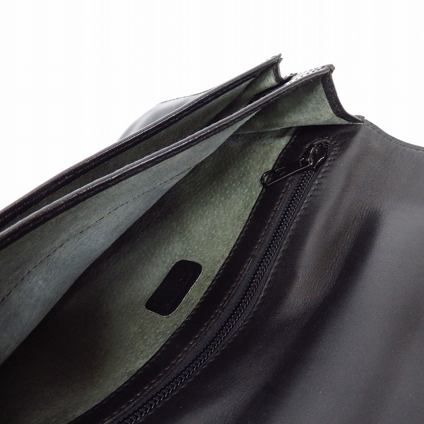 実際に弊社で買取させて頂いたLOEWE/ロエベ レザー フラップ型 ポーチ/クラッチバッグの画像 3枚目