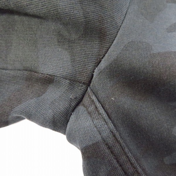 実際に弊社で買取させて頂いたHYDROGEN/ハイドロゲン カモ/迷彩 スカルボタン テーラードジャケット ブラック XSの画像 6枚目