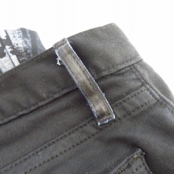 実際に弊社で買取させて頂いたHELMUT LANG/ヘルムートラング コーティング加工スキニーパンツ/26の画像 6枚目