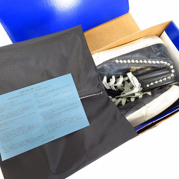 実際に弊社で買取させて頂いたGOLDEN GOOSE/ゴールデングース SLIDE/スライド サイドジップ スタッズレザーシューズ/40の画像 8枚目