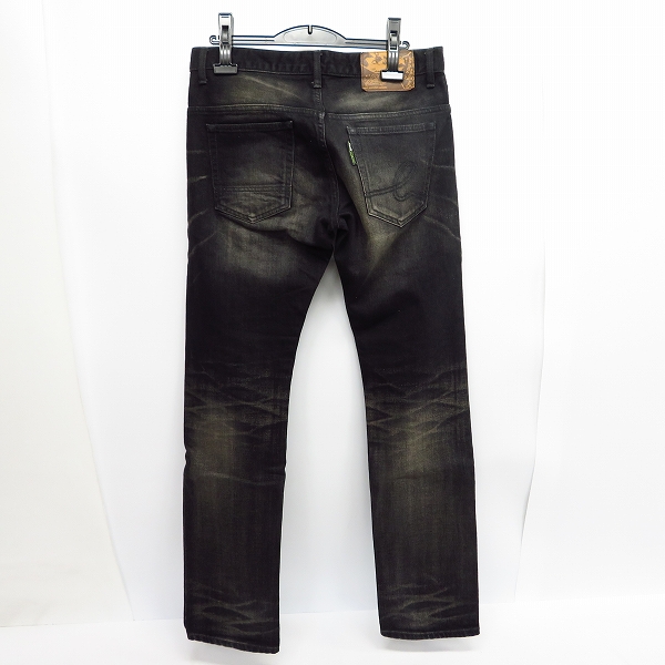 実際に弊社で買取させて頂いたBACKCHANNEL/バックチャンネル ウォッシュ加工 ストレート デニムパンツ/Ｍの画像 1枚目